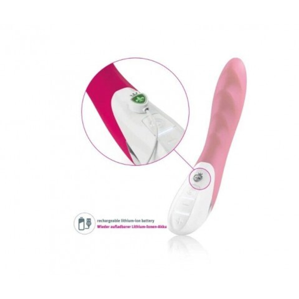 Вибратор Mystim Sassy Simon силиконовый, розовый, 27 см