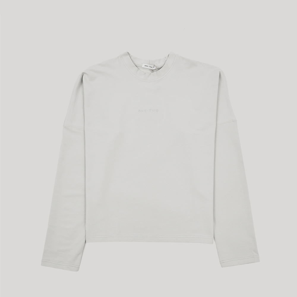 LS T-Shirt LOGO Harbor Mist