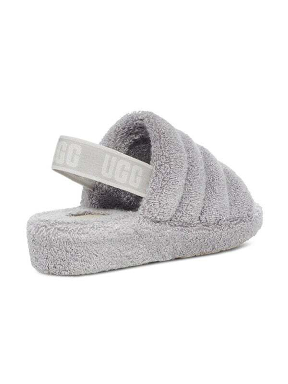 UGG Флип-флопы Fluff Yeah Stylish Sandals Women's Metal Gray