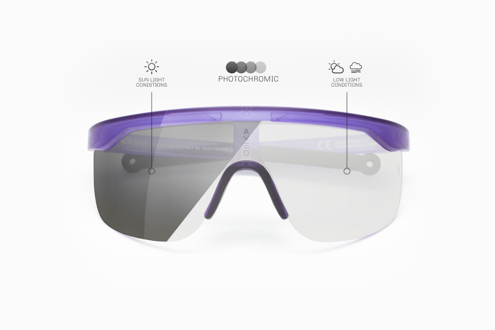 Спортивные очки AVEO Iride / Fade Purple / Photochromic Lens