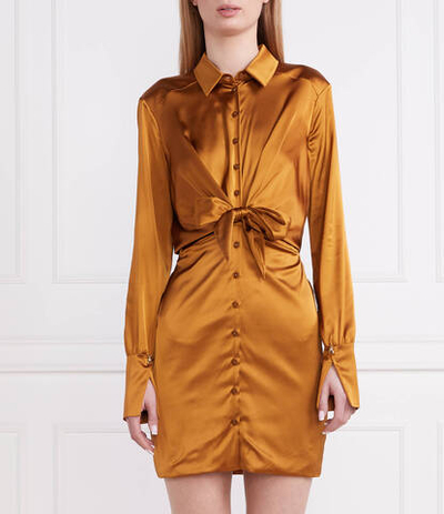 Платье Patrizia Pepe - горчичный(8A1076 A644)