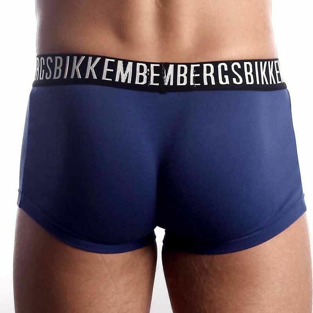 Мужские трусы боксеры синие Bikkembergs Blue Boxer