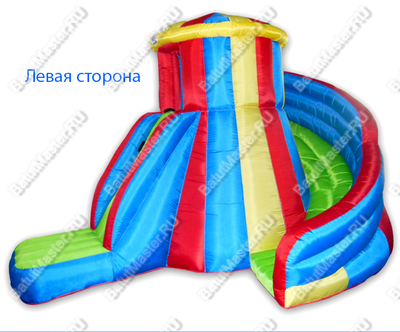 Коммерческий надувной батут "Радужный маячок"  4*3*2,5 м