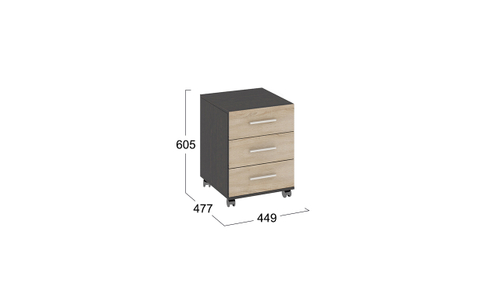 Тумба с ящиками выкатная «Успех-2»