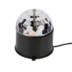 ULI-Q312 3W-RGBYP BLACK Светодиодный светильник-проектор. Многоцветный. USB провод в-к. Черный. ТМ Volpe