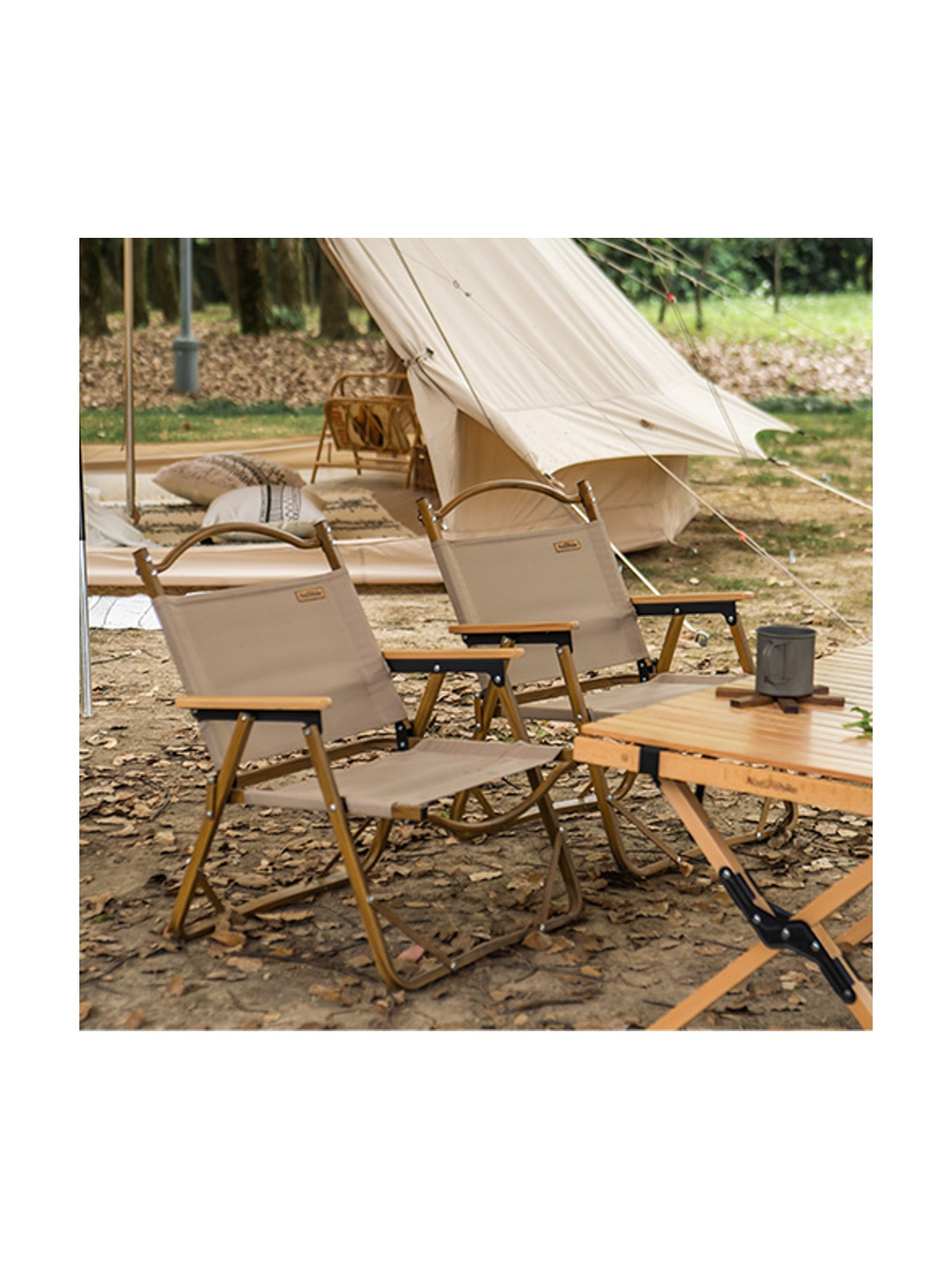 Стул Naturehike MW02 NH19Y002-D складной бежевый, 6927595760796