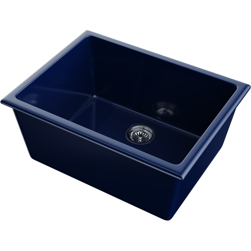 Мойка Omoikiri Okinoshima 61-U/I-IB Glossy Natceramic/indigo blue глянцевый