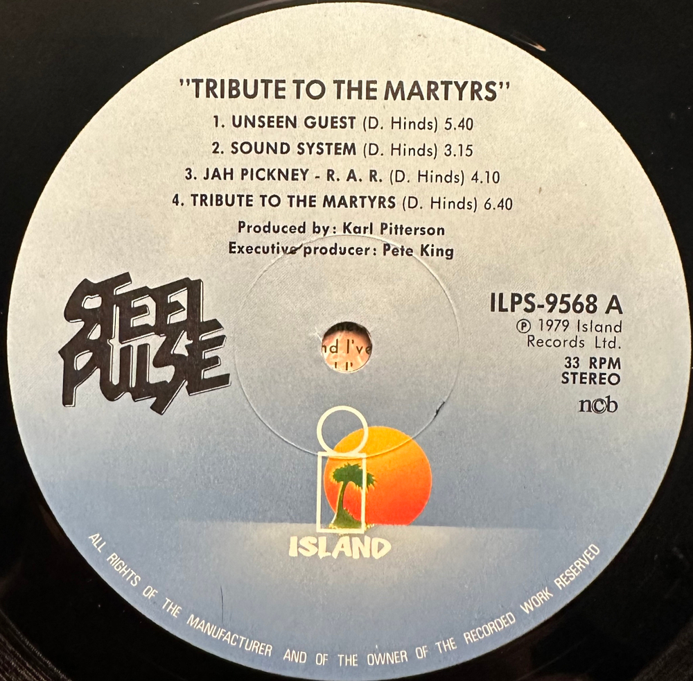 Steel Pulse - Tribute To The Martyrs (Скандинавия 1979г.)