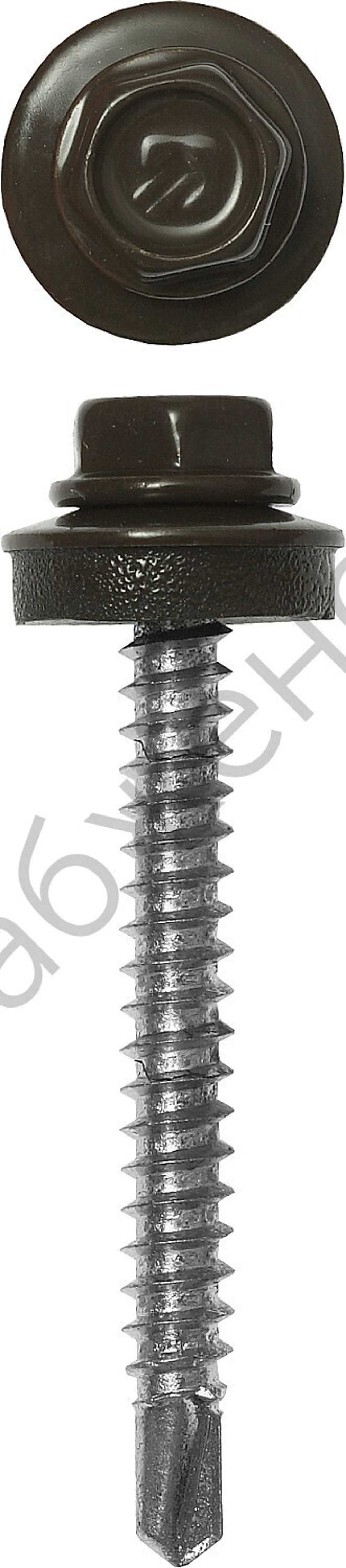 ЗУБР СКД 8028 50 х 4.8 мм, зем.-коричн., кровельный саморез, 250 шт (4-300315-48-050-8028)