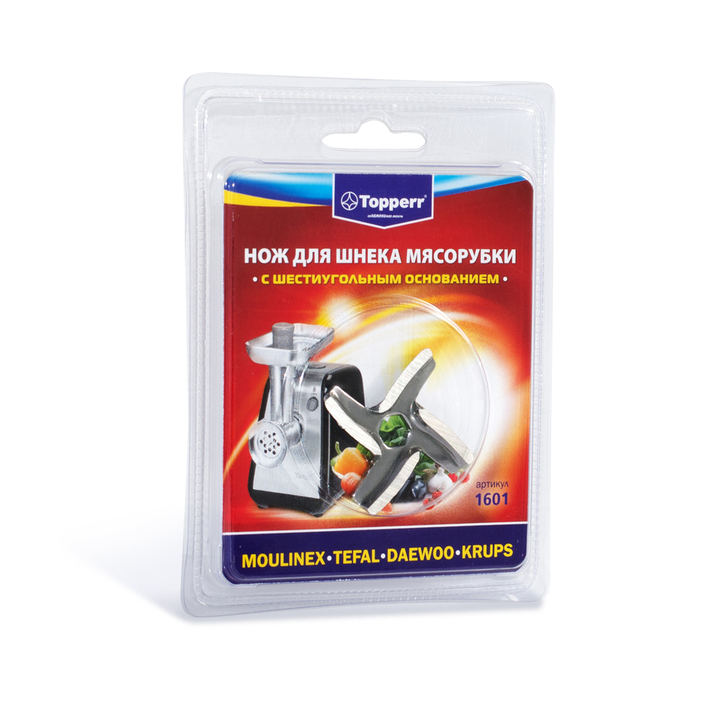 Нож в мясорубку с шестиугольным основанием Topperr