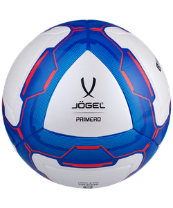 Мяч футбольный Primero №4, белый/синий/красный