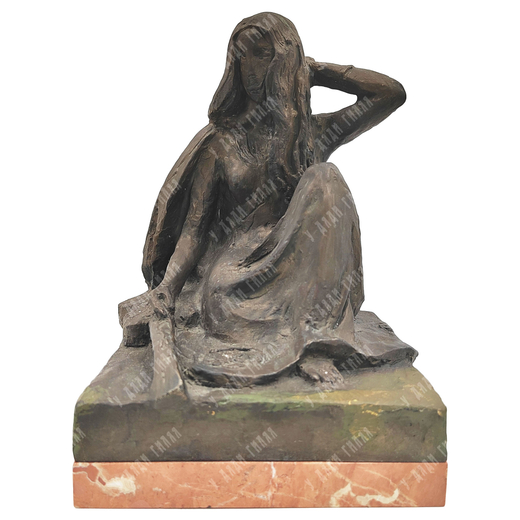 Динес Ю. С. Памятник Розе Джелакаевой. Бронза, литьё. 1985 г.