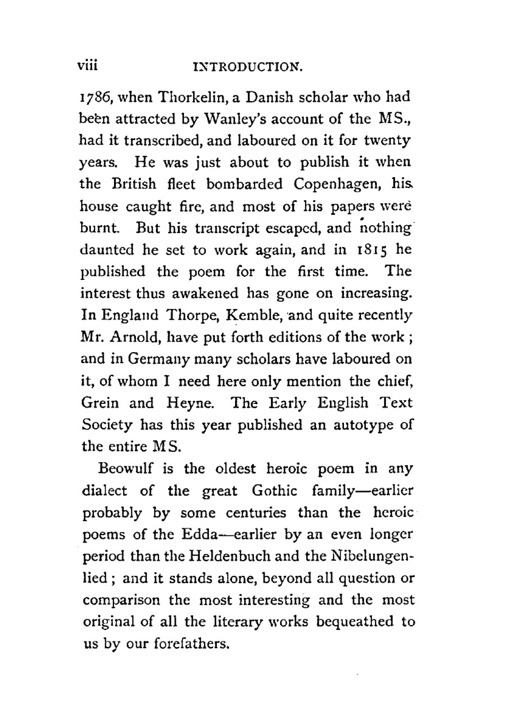 Beowulf | H.W. Lumsden