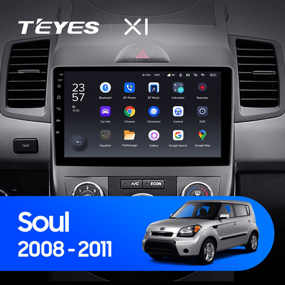 Teyes X1 9" для KIA Soul 2008-2011