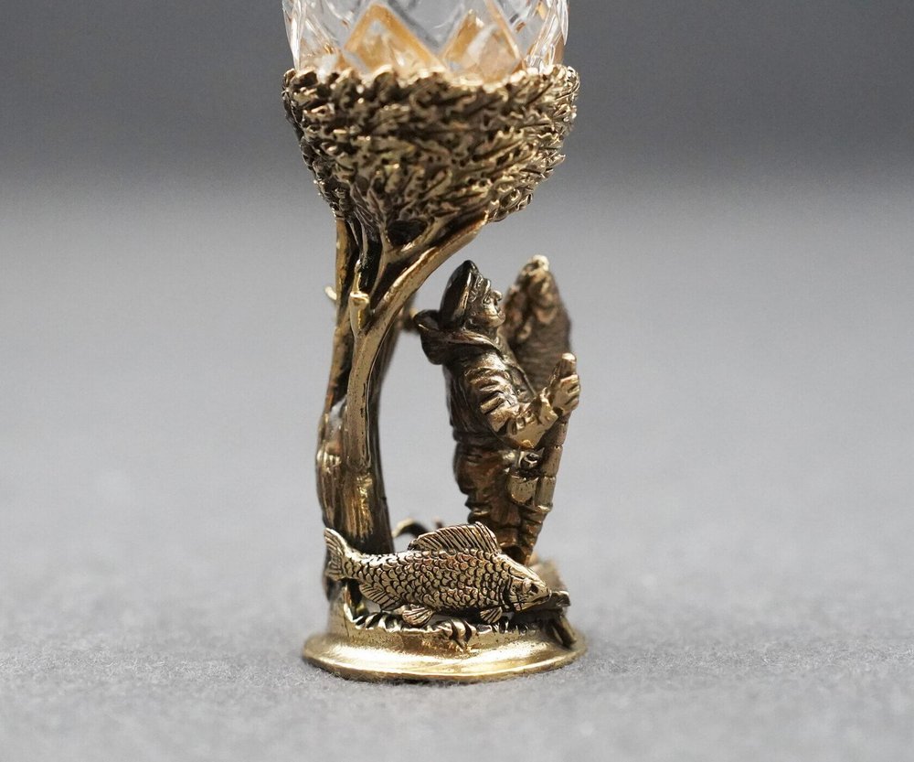 Подарочный набор стопок "Рыбак" 3 шт.