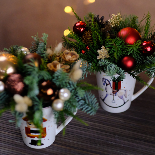 Купить Композиции новогодние в кружке. Серия «‎Щелкунчик»