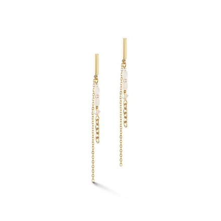 Серьги Coeur de Lion White-Gold 6005/21-1416