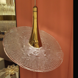 Подвесной светильник Cloyd GRAMMY P1 / Ø25 см - золото (арт.10665)