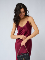 Платье-комбинация на тонких бретелях