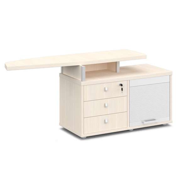 Тумба приставная греденция с жалюзи правая 1800х506х758 V-412R-02