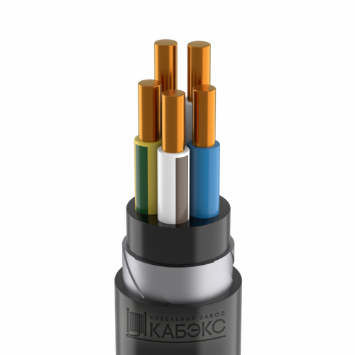 Кабель медный силовой бронированный ВБШвнг(A)-хл 5*2,5 ок(N,PE)-0,66