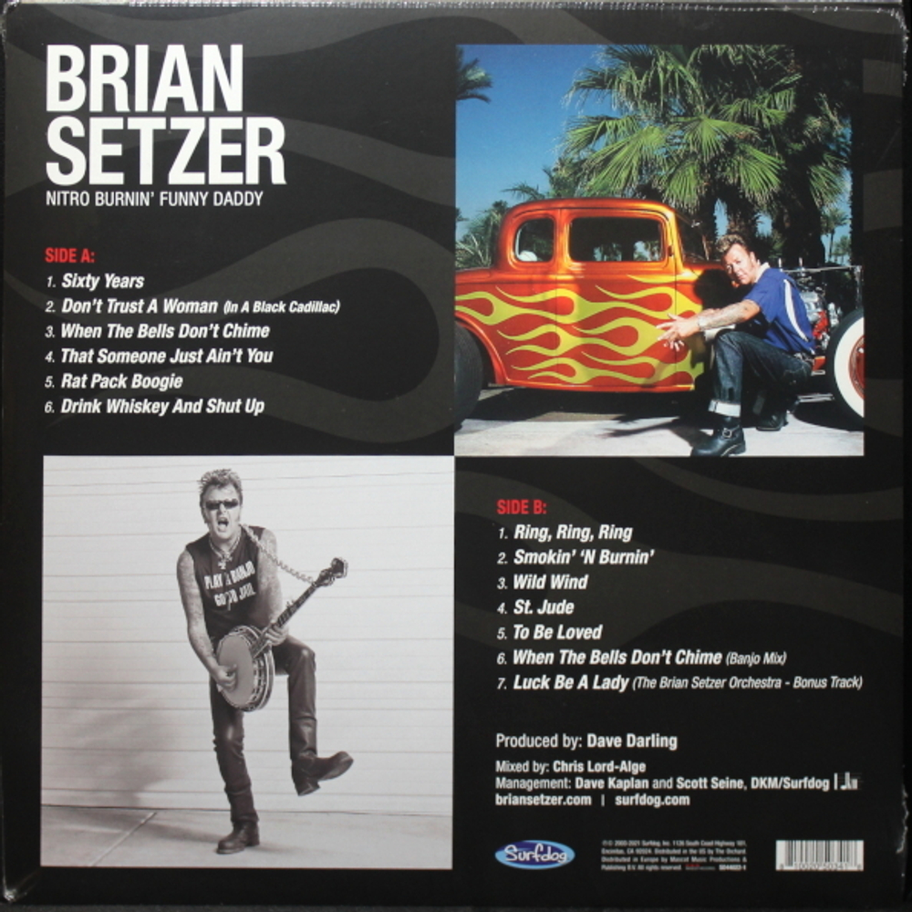 Brian Setzer / Nitro Burnin’ Funny Daddy (Coloured Vinyl)(LP)