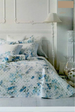 Покрывало 270х270 Blumarine Chriselle серо-коричневое Италия