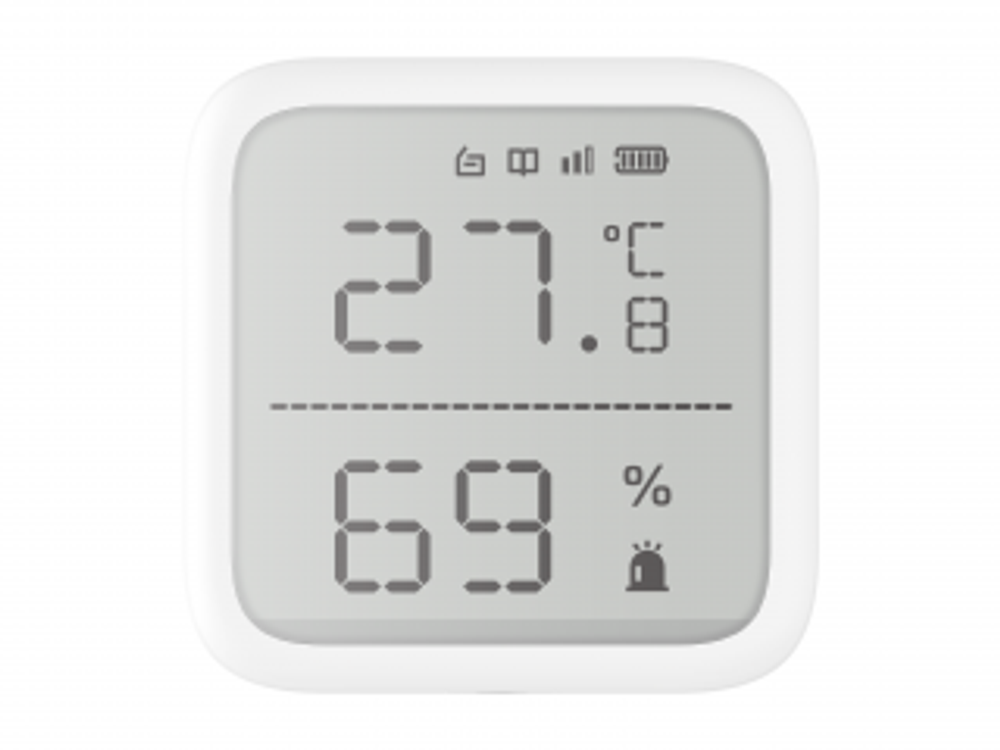 Датчик температуры и влажности Hikvision Temperatue  DS-PDTPH-E-WE