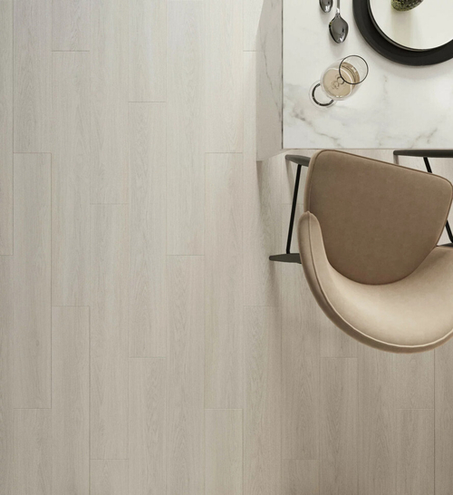 Каменный SPC ламинат AlixFloor City Line Дуб светло-серый