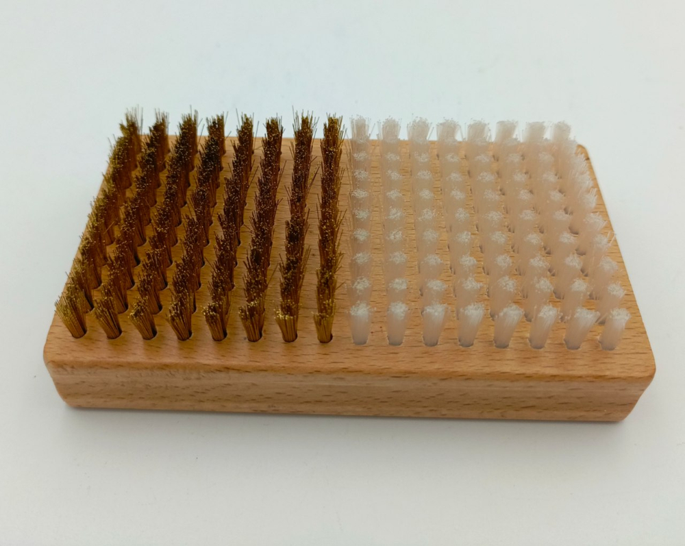 Щетка для лыж смешанная нейлон-медь