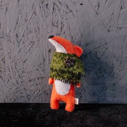 Мягкая игрушка ручной работы Лисёнок