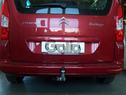 Фаркоп оцинкованный Galia C052A для Peugeot Partner 2008-, Citroen Berlingo 2008-(паспорт и сертификат в комплекте)(без электрики)