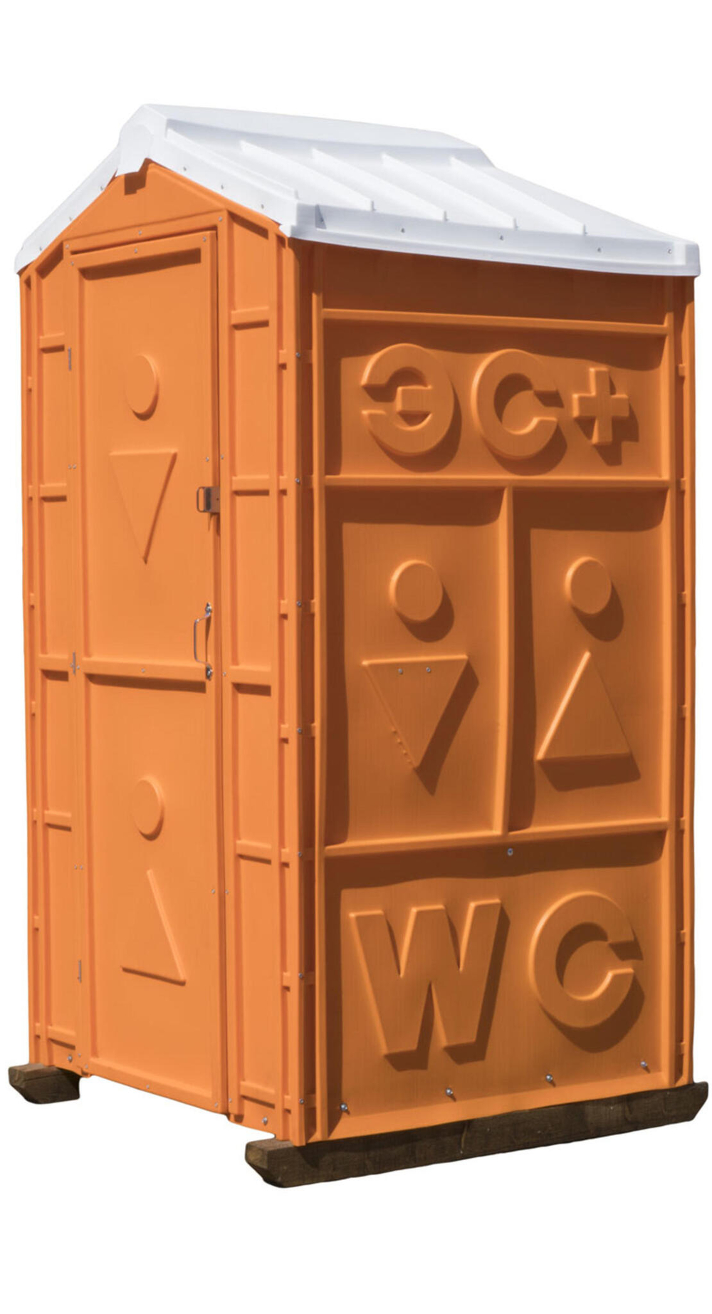 Туалетная Кабина  «Дачник» (Бак 150 Литров) в разборе Экомарка T-7 (1200x1100x2200см;65кг;бежевый) - арт.561246