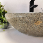 Раковина из речного камня RS-63583 (47*38*16) 0122