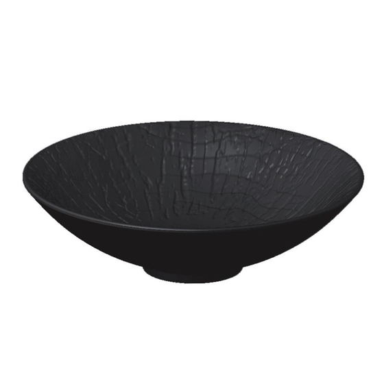 Салатник 1250 мл d 25 см h7 см Black Raw Wood P.L. Proff Cuisine [3]