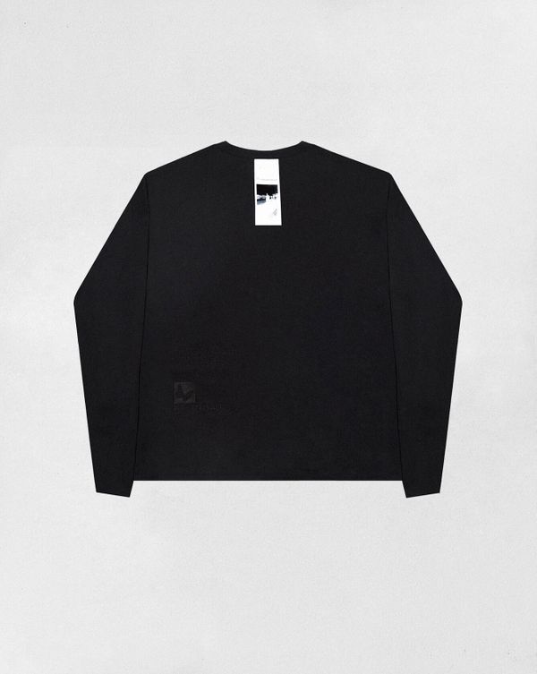 Лонгслив Une Petite Emeute Black Butterfly черный - фото 4