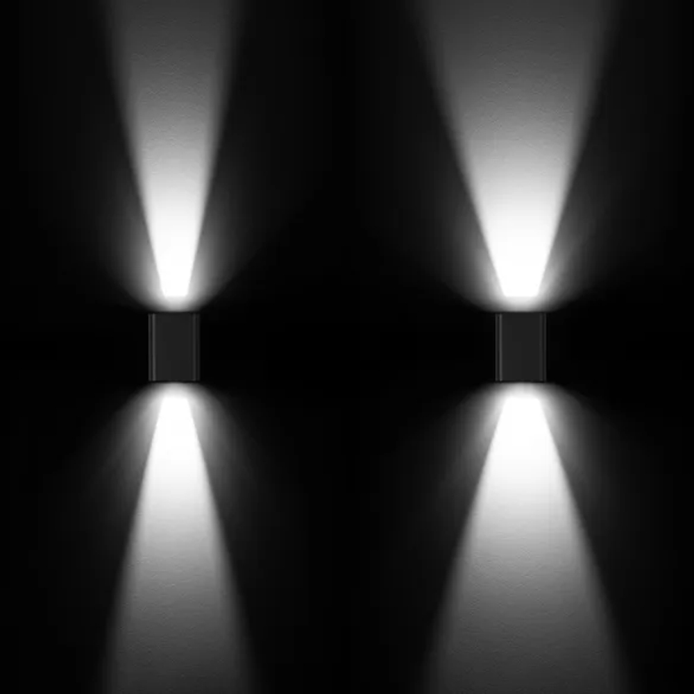 Светильник LGD-WALL-VARIO-S104x129-2x6W Warm2700 (GR, 1-80 deg) (Arlight, IP54 Металл, 3 года) 052704