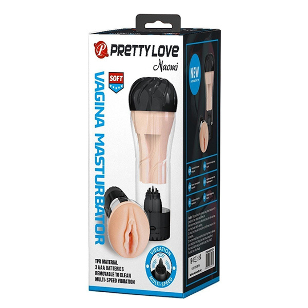 Мастурбатор с вибрацией 21,8см Pretty Love Naomi BM-00900T27Z-4