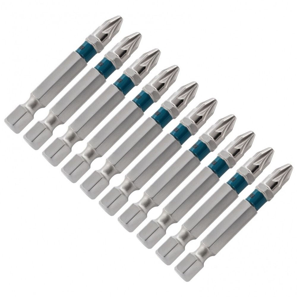 Набор бит PZ2х50, сталь S2, 10 шт. Gross 11345