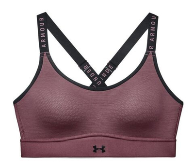 Теннисный бюстгальтер Under Armour Women's Infinity Mid Sports Bra - Purple