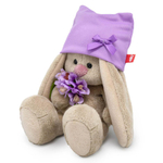 Зайка Ми в шапочке и с букетом (малыш) 15см.