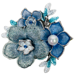 Брошь Shadore Букет XZ1442.21 BL/S