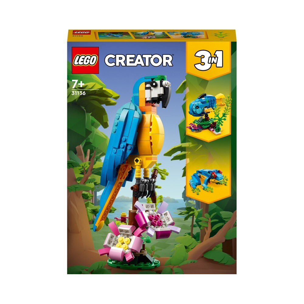LEGO Creator — Экзотический попугай 3 в 1 31136