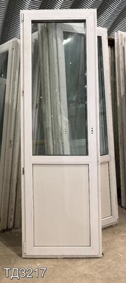 Дверь балконная пластиковая Б/У 2320(в) x 730(ш)