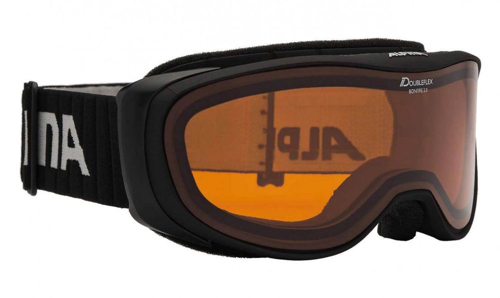 Очки горнолыжные Alpina ARRIS QH black matt QH S2 / QH S2 (L50)