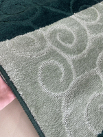 Комплект ковриков для ванной Confetti Bath Maximus Sile 2536 Hunter Green BQF (60*100; 50*60)
