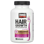 Force Factor, Ускоритель роста волос, 90 растительных капсул