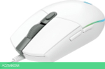 Мышь Logitech G102 LightSync белый (910-005809)
