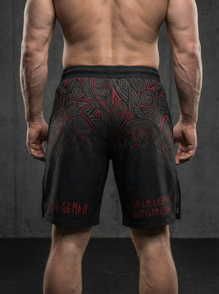 Шорты спортивные тренировочные черные LEGENDA Вальхалла