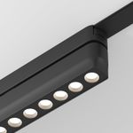 DK5368-BK Светильник для трека Air, серия Grill 2700-6500 со светодиодом, L230*W26*H60мм, 48V DC, 12W, RA?90, 36°, 2700-6500K, IP20, черный, алюминий